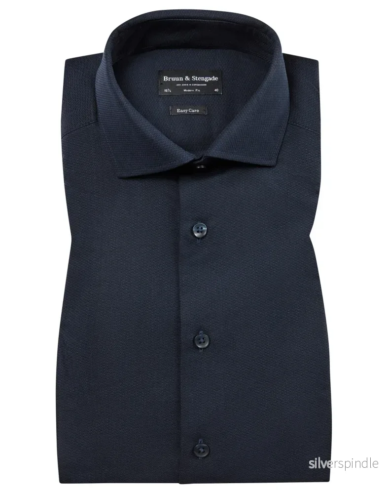 BS Falcao Modern Fit Skjorta - Navy