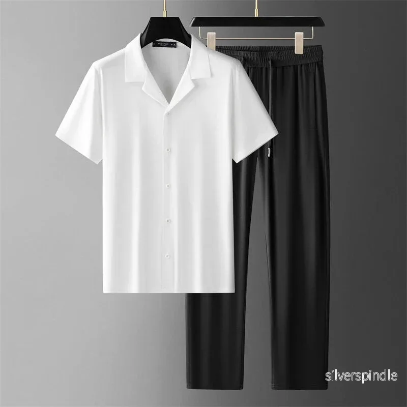 Ethan | Avslappnad Sommar T-shirt och Byxor Set - Bild 3