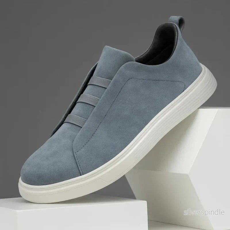 Ethan | Stretchiga Lågprofilerade Sneakers Med Vadderad Innersula