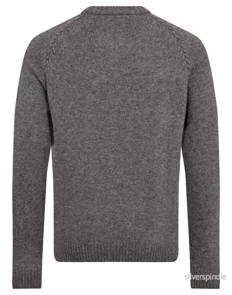 BS Punta Regular Fit Stickat - Grey - Bild 2