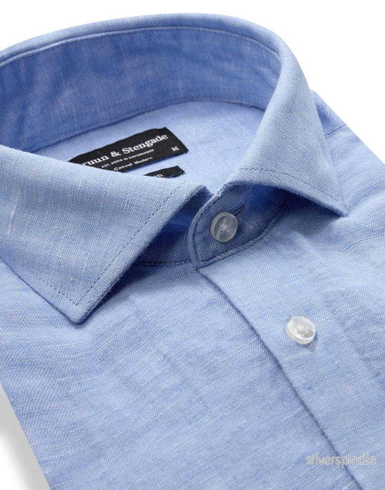 BS Antonelli Casual Modern Fit Skjorta - Light Blue - Bild 2