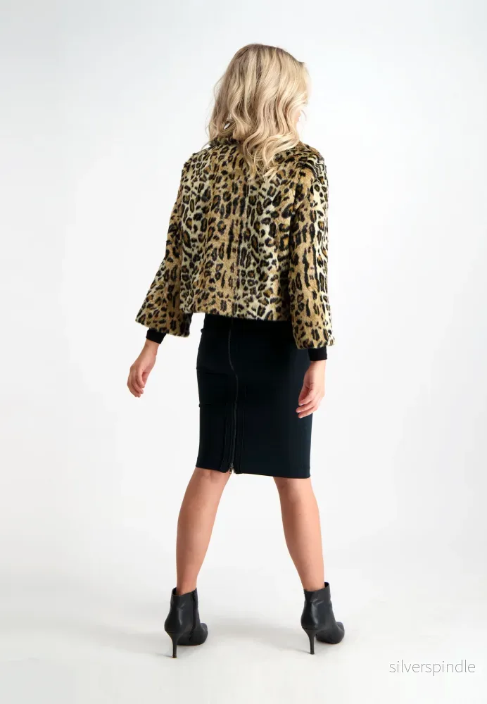 IBI FAUX FUR JACKET - Leopard - Bild 3
