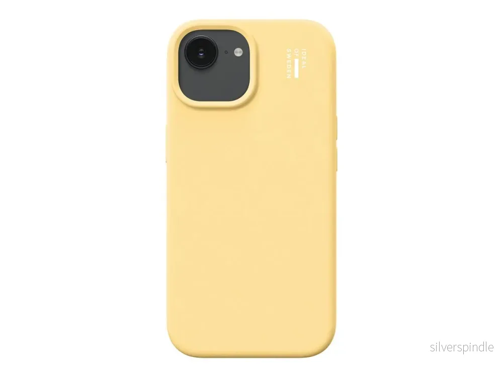 Apple Silikonfodral iPhone 16e/15/14/13 Magsafe – Lemon