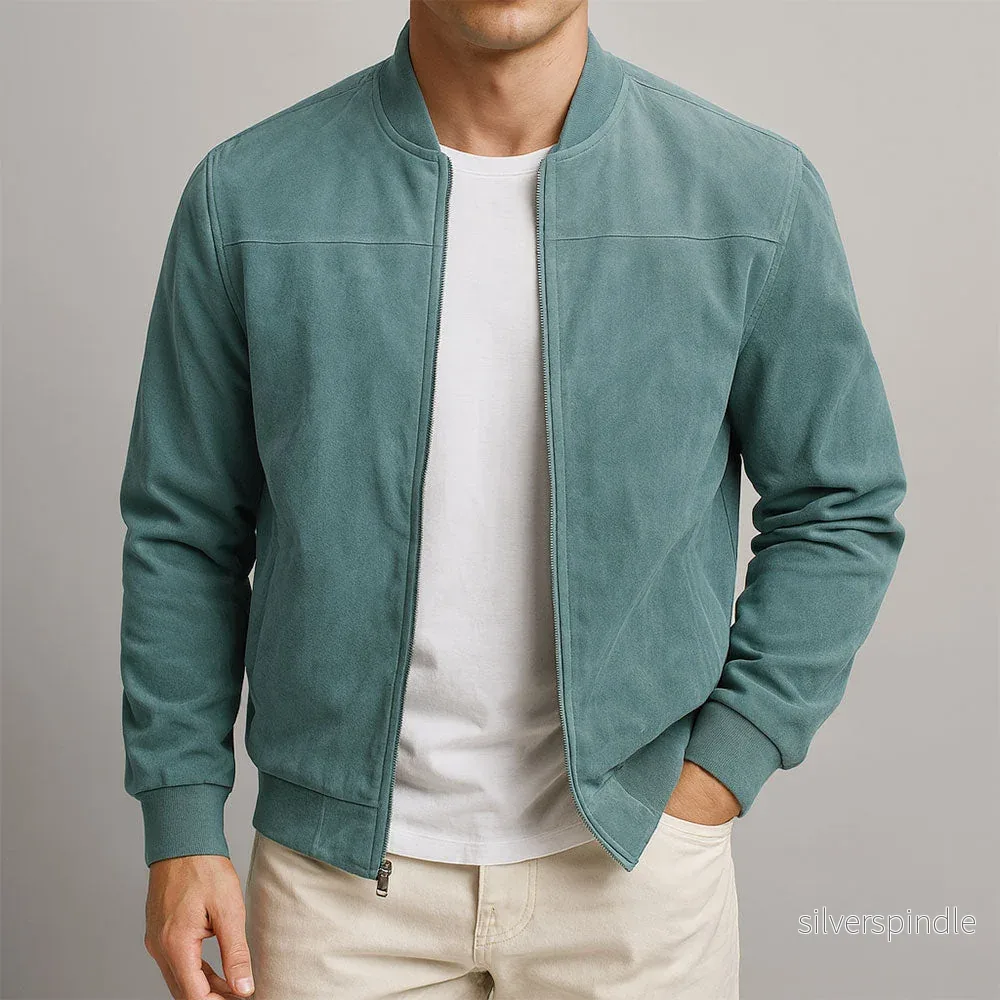 Ethan | Slim Fit Minimalistisk Herrjacka med Bomberdesign - Bild 2