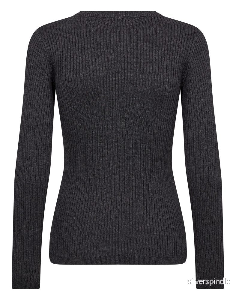 BS Bonita Regular Fit Stickat - Grey - Bild 2