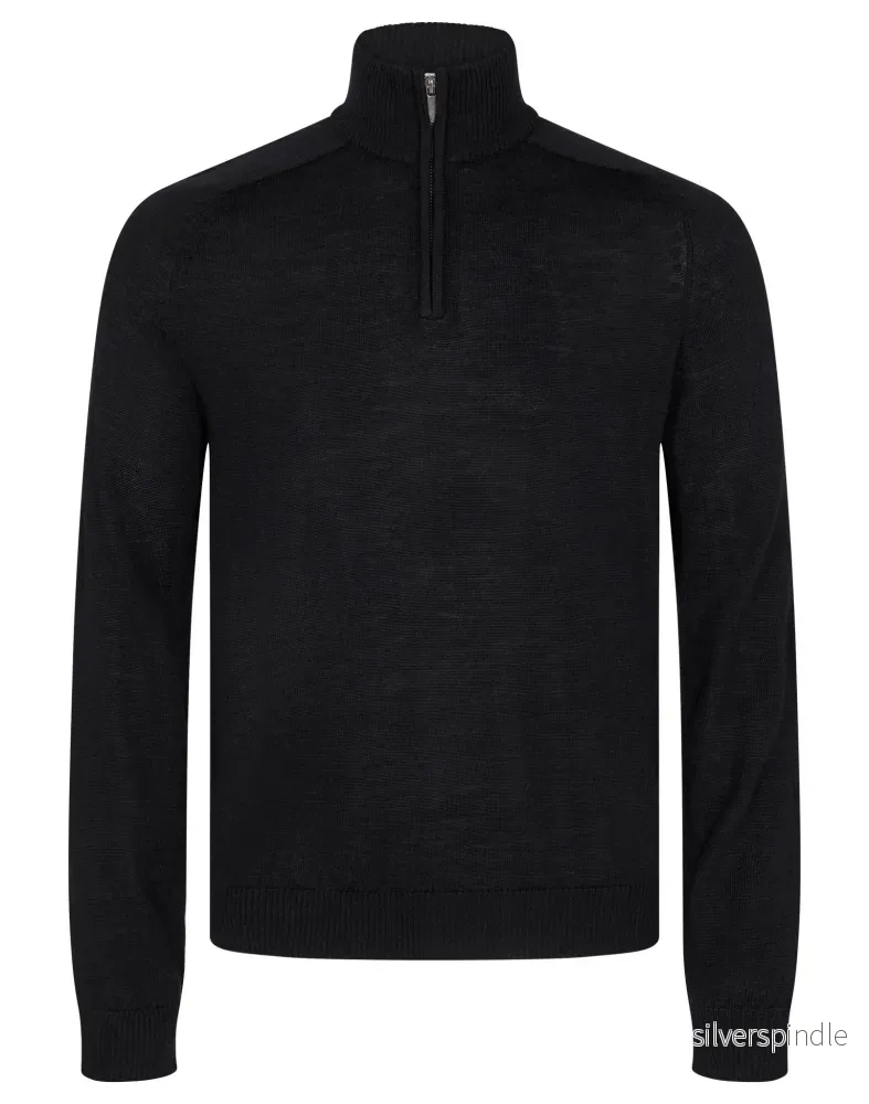 BS Pelle Regular Fit Sticka - Black
