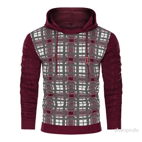 Liam | Elegant Slim Fit Hösttröja med Jacquardstickning - Bild 3