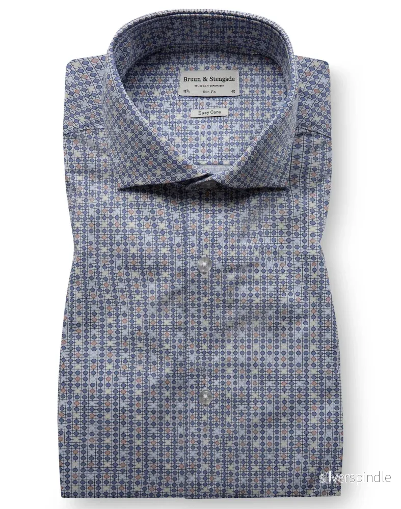 BS Eubanks Slim Fit Skjorta - Blue