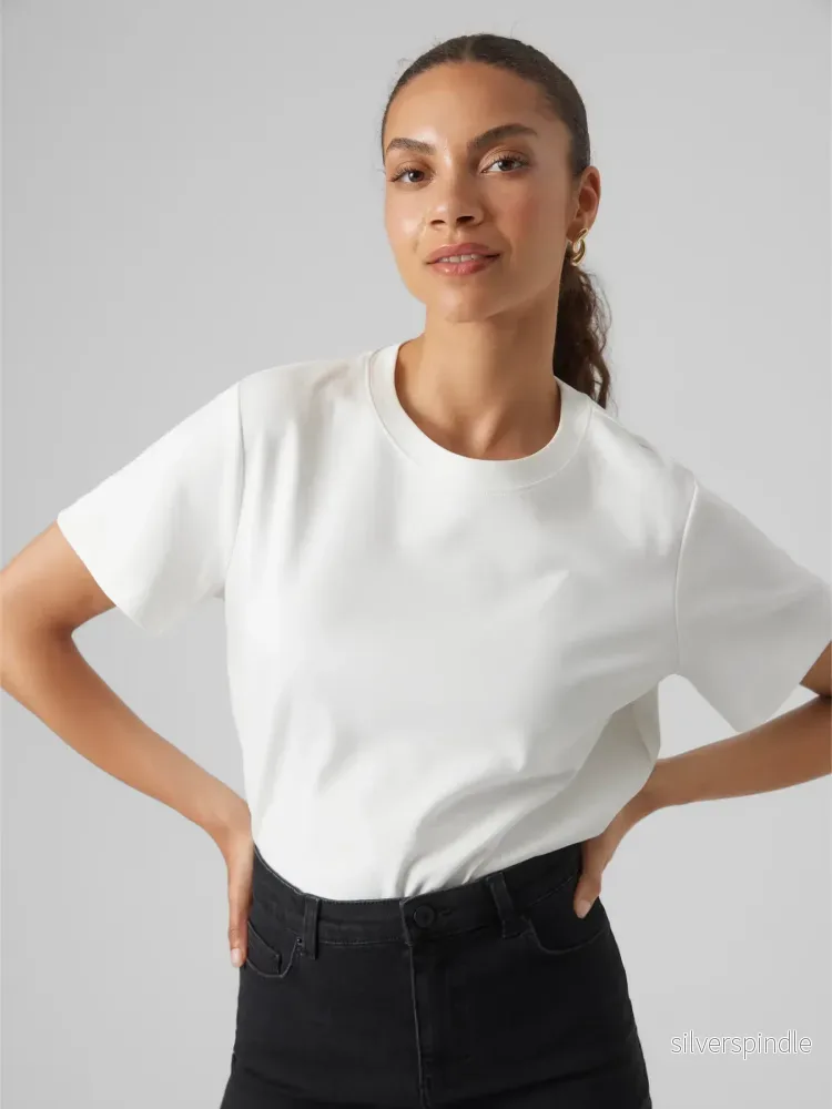 NAIMA T-SHIRT SNOW WHITE NAIMA T-SHIRT SNOW WHITE