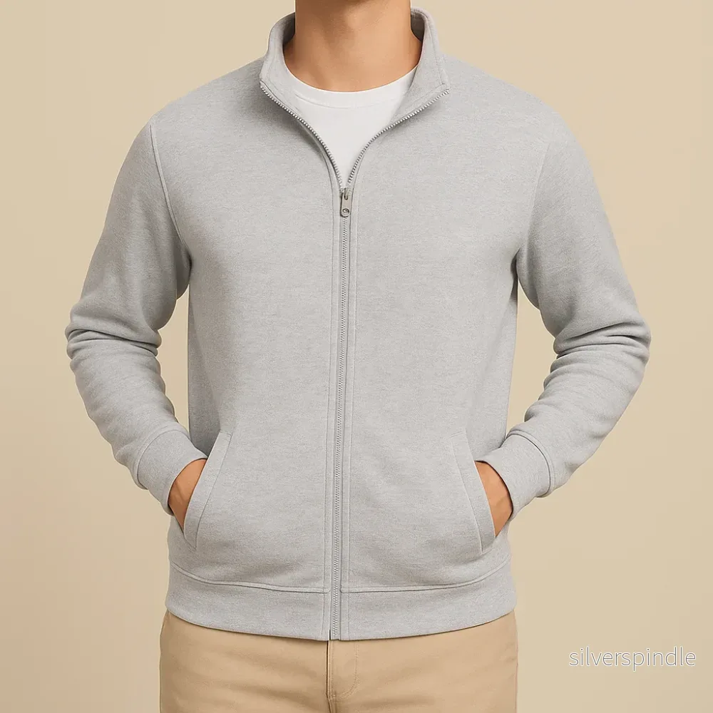 Ethan | Slim Fit Långärmad Zip-Cardigan för Vardagsanvändning - Bild 2