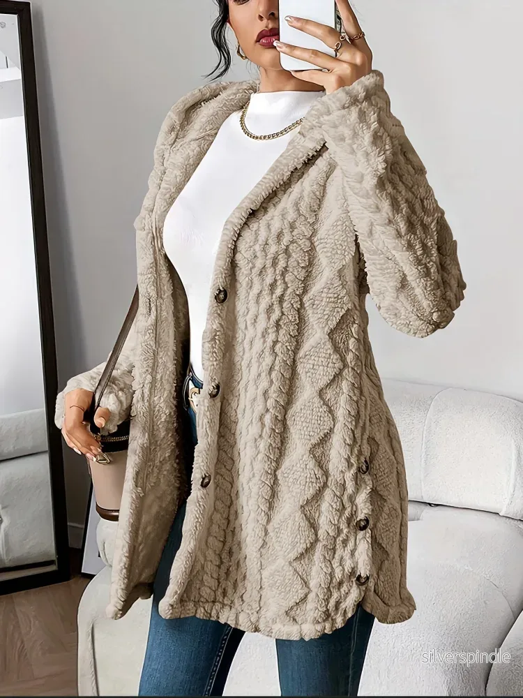 Sophie | Avslappnad Hoodie Kofta för Dam - Bild 3