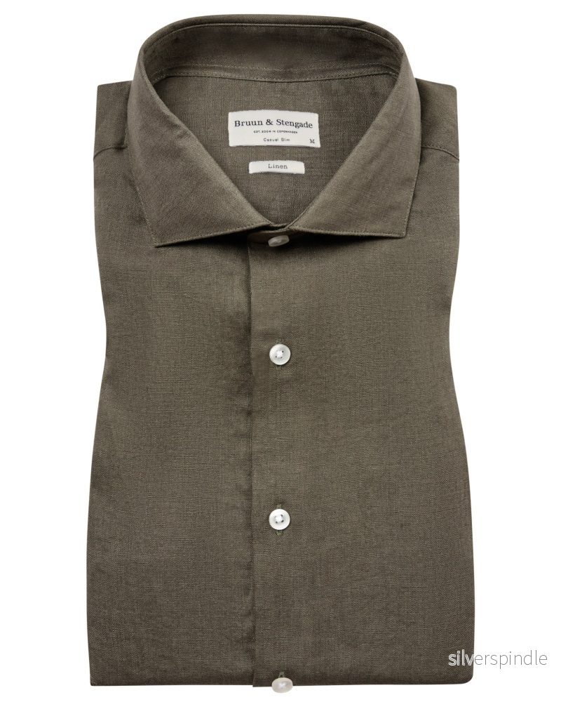 BS Sevilla Casual Slim Fit Skjorta – Army BS Sevilla Casual Slim Fit Skjorta – Army