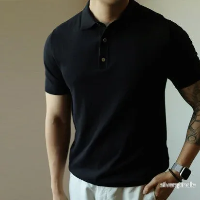 Ethan | Asymmetrisk Sommar Herr T-Shirt, Lätt och Andningsbar