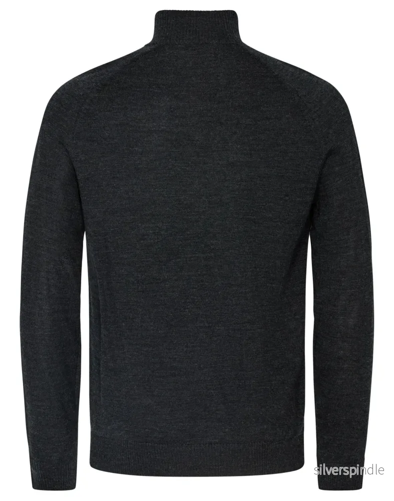 BS Pelle regular fit Stickad tröja - Charcoal - Bild 2
