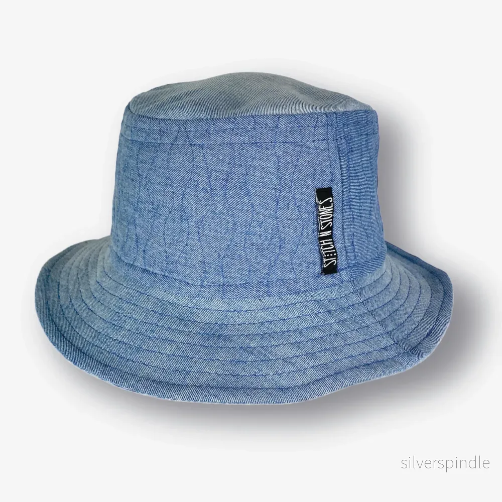 Bucket Hat Ljusblå Jeans - Remake - Bild 2