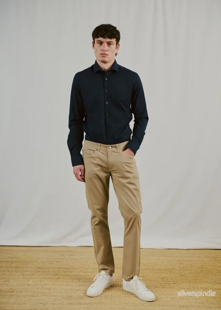 BS Bjerre Slim Fit Skjorta - Black