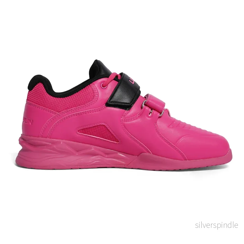 LUXIAOJUN Tyngdlyftningsskor Rosa
