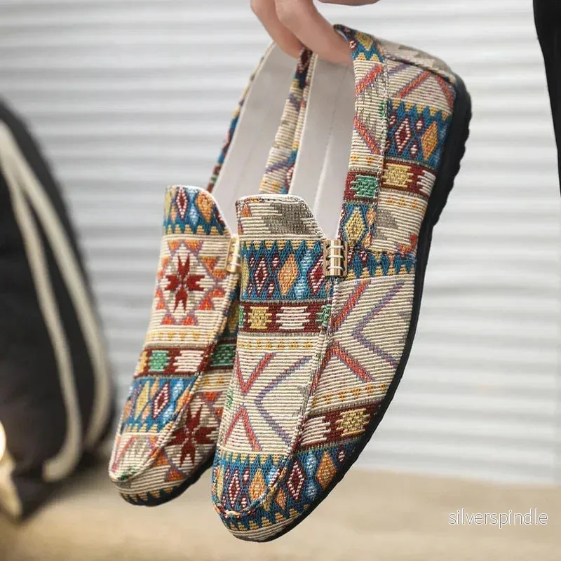 Oliver | Lätta Aztek Loafers för Män med Gummisula Oliver | Lätta Aztek Loafers för Män med Gummisula