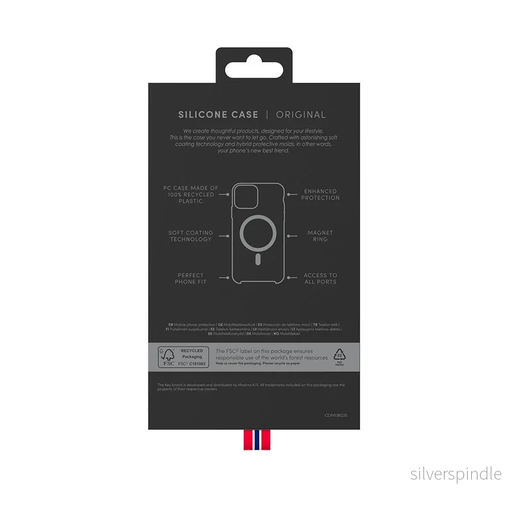 Silikonskal iPhone 17 Pro Max Magsafe - Svart - Bild 3