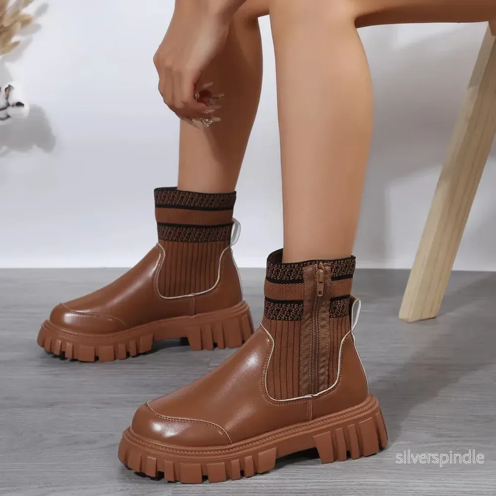 Sophie | Eleganta Vinterstövlar Dam med Halkfri Sula och Sidodragkedja - Bild 3
