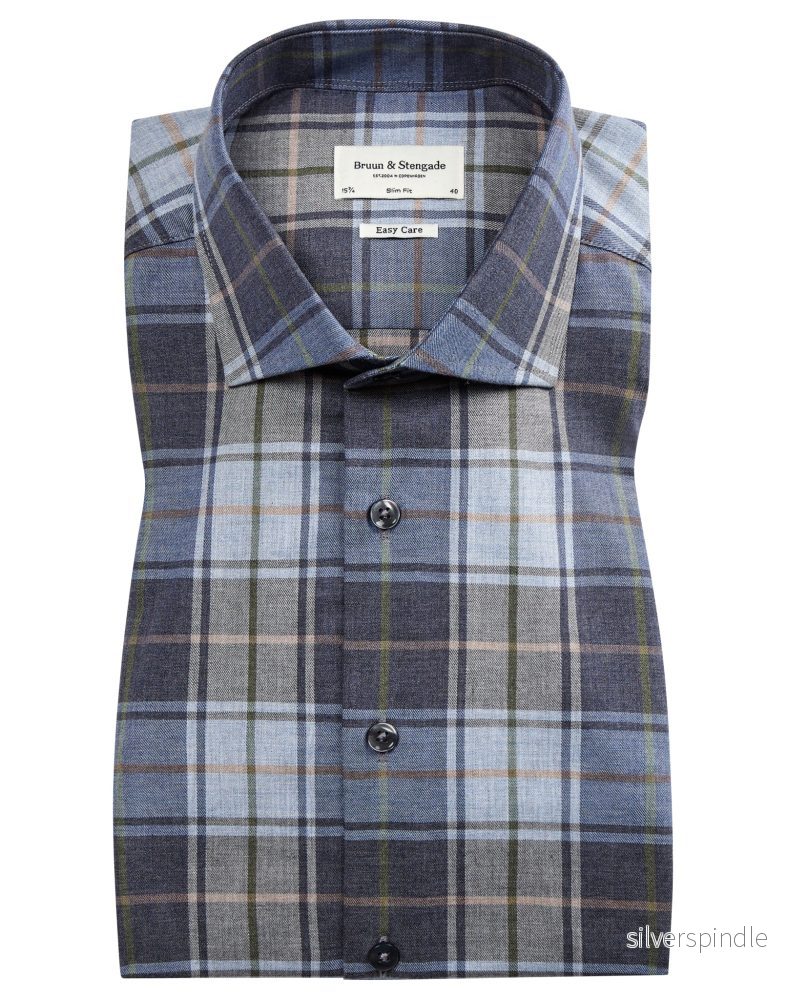 BS Terience slim fit Skjorta – Blå BS Terience slim fit Skjorta – Blå