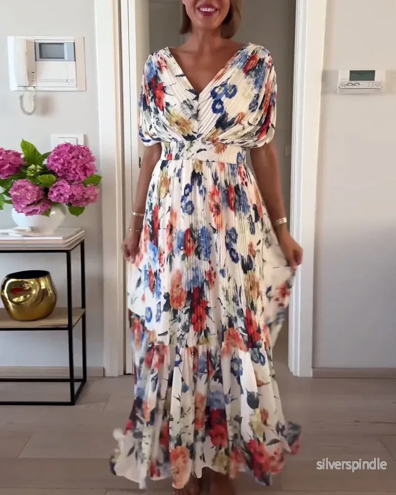 Ella | Blommig Elegant Maxiklänning Dam - Bild 3