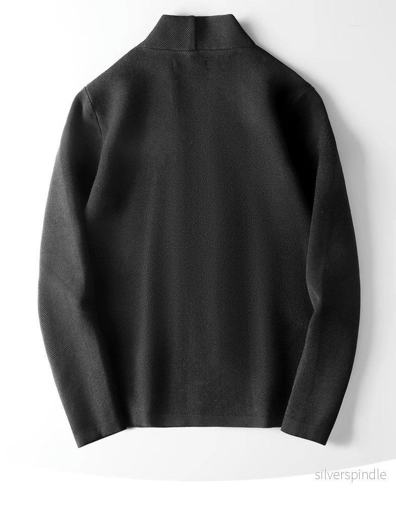 Ethan | Elegant Slim Fit Cardigan för Män - Bild 2
