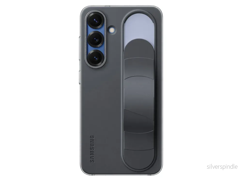 Samsung Standing Grip Fodral Samsung Galaxy S25 - Svart - Bild 2