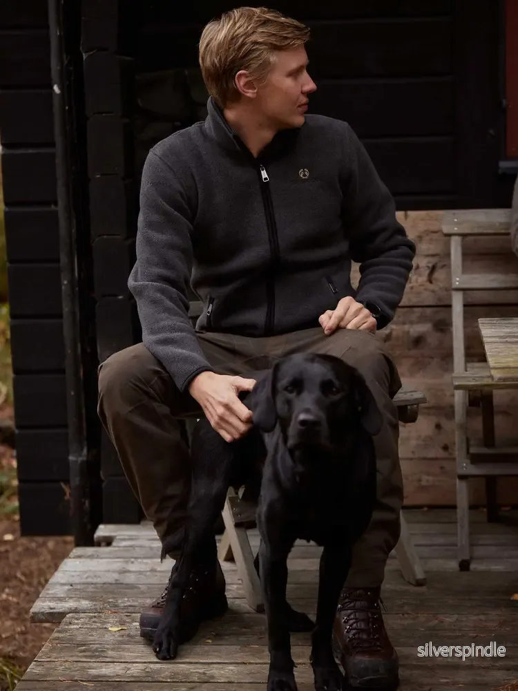 Chevalier Men's Mainstone Fleece Jacket Anthracite - Bild 3