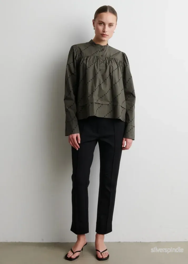 Second Female Treia Trousers Black Second Female Treia Trousers Black