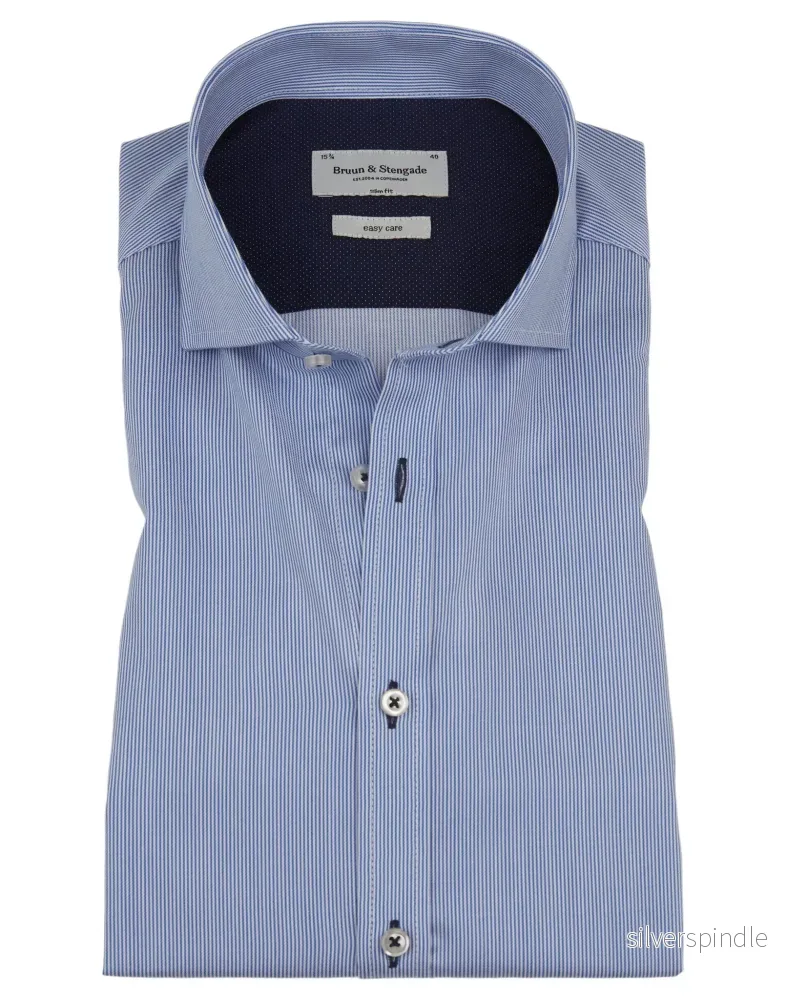 BS Gary Slim Fit Skjorta - Blue