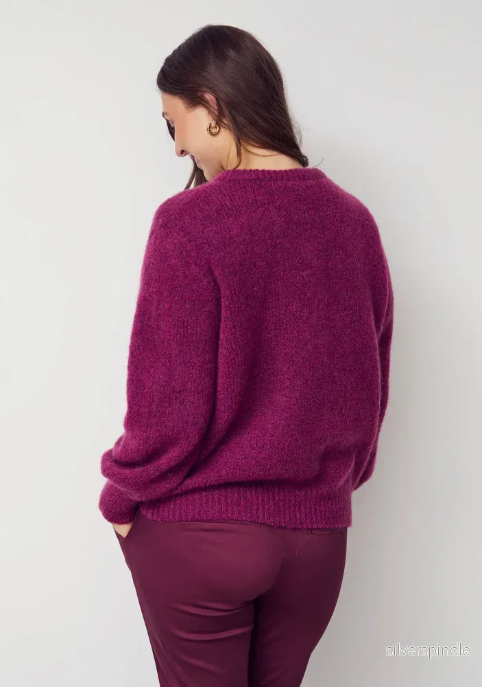 Joa Knit Cardigan - Cerise - Bild 3