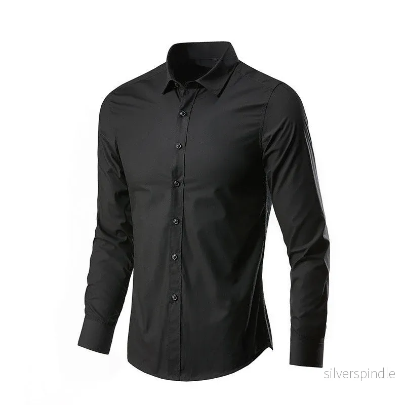Oliver | Elegant Slim Fit Strykfri Herrskjorta för Höst - Bild 3