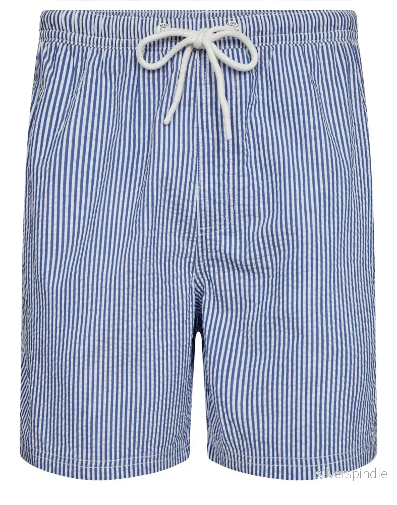 BS Bahia Regular Fit Badbyxor - Blue/White