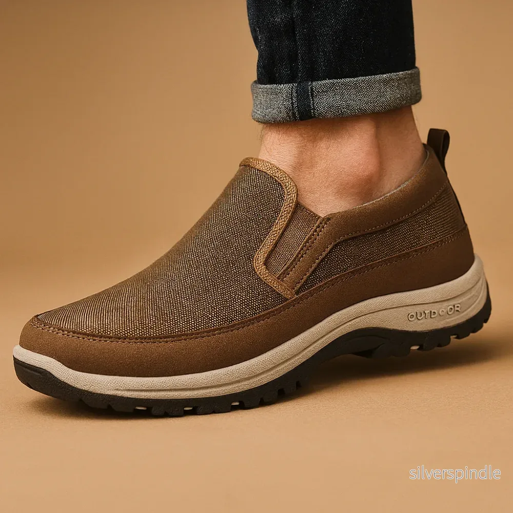 Komfort Walk | Andningsbara Slip-On Promenadskor för Män med Vadderad Sula | Lätta och Stödjande för Dagligt Bruk - Bild 2