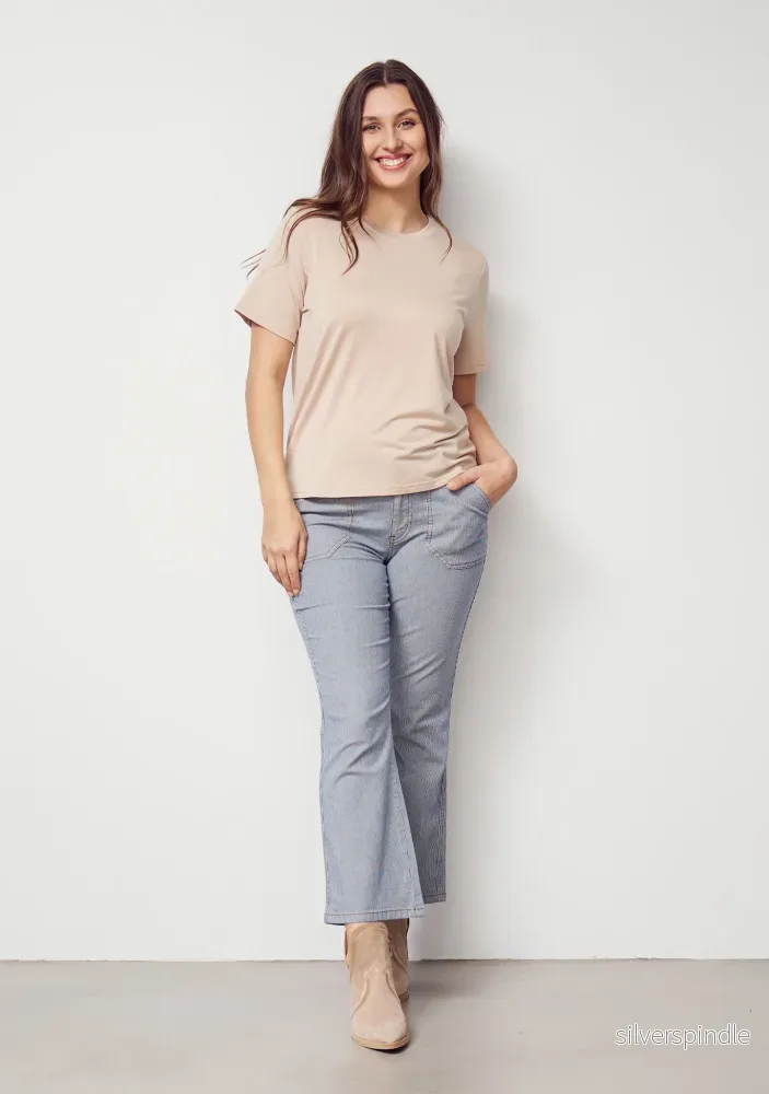 Gritt O-Neck T-Shirt – Sand Gritt O-Neck T-Shirt – Sand