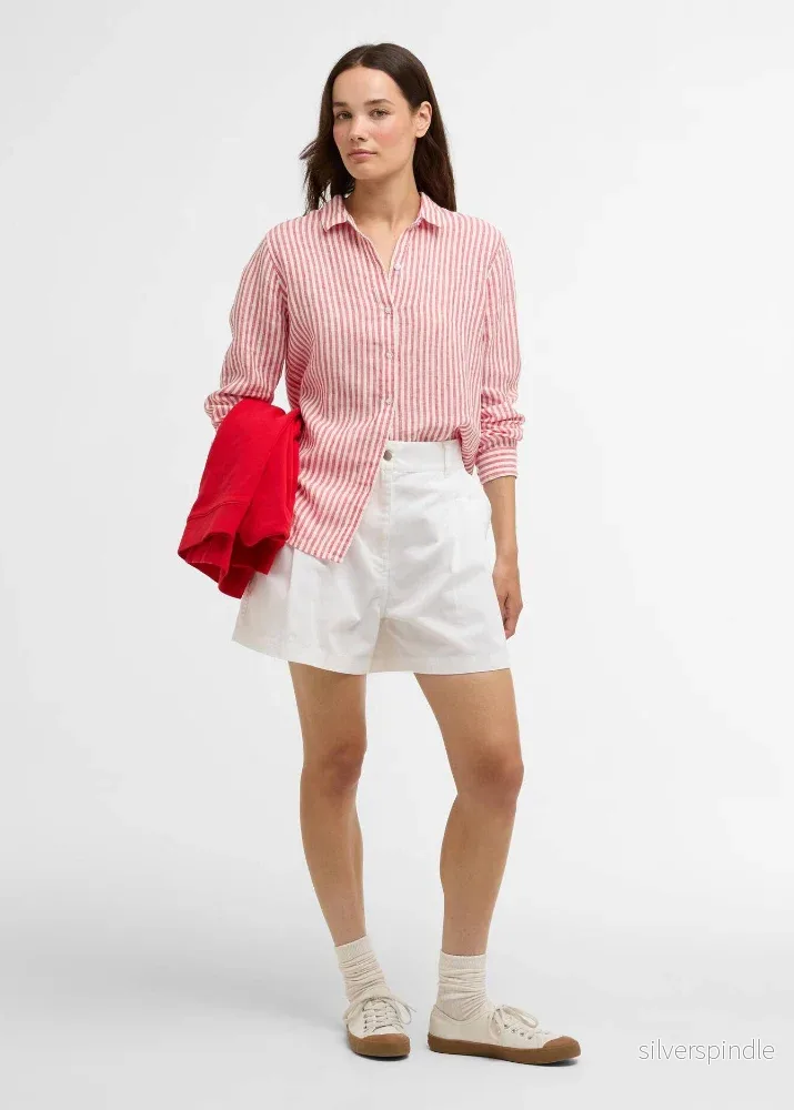 Barbour Marine Shirt Poppy Red Shirt - Bild 3