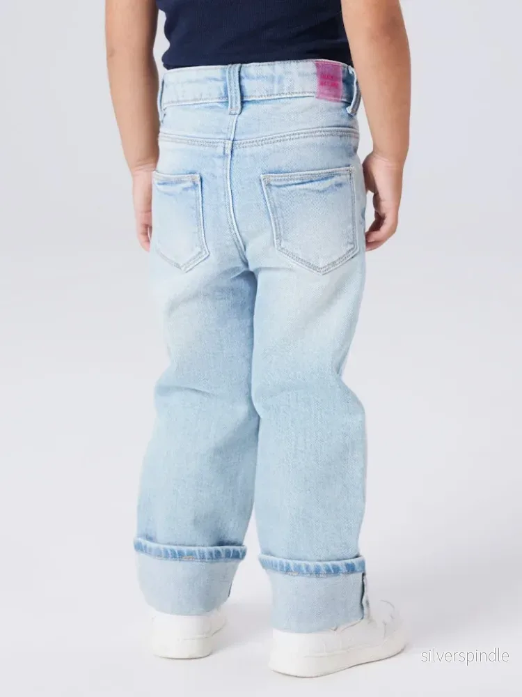 Regular Jeans Uppvikta - Bild 2