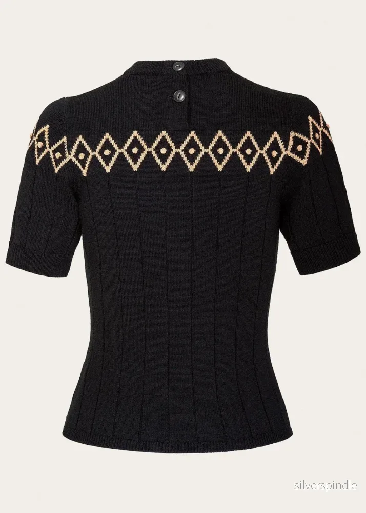 The Darling Diamond Top - Svart - Bild 2