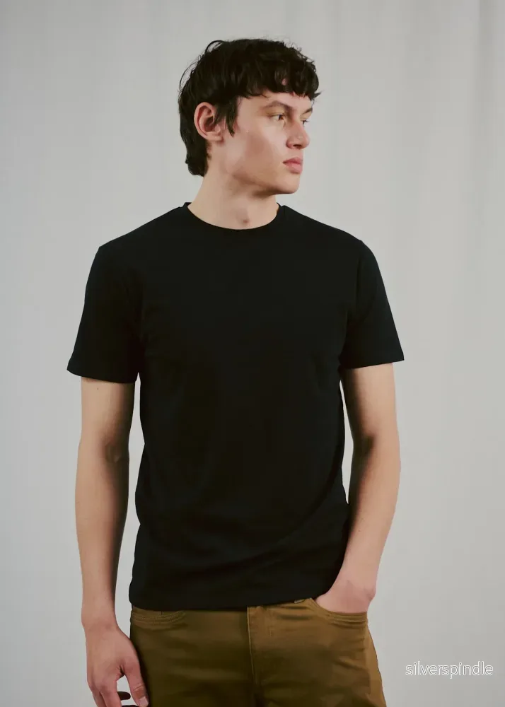 BS Antiqua Regular Fit T-Shirt - White & Black - Bild 2