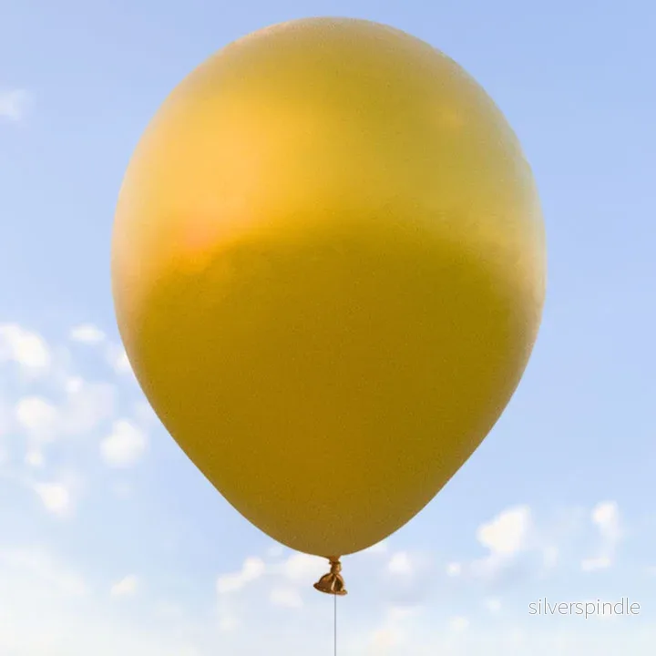 Guldballonger 28 cm – 100-pack