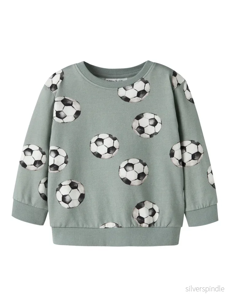 Louie Sweatshirt Med Fotbollsmönster