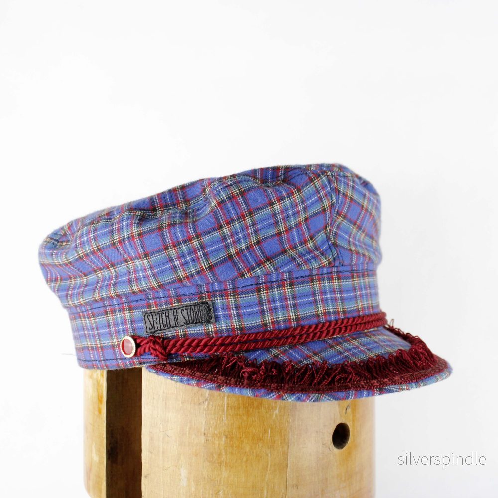 Vega Cap Chequered Purple