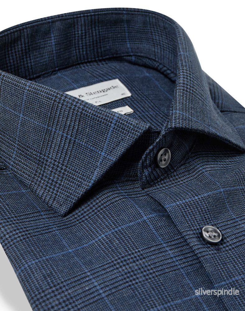 BS Bogaerts Slim Fit Skjorta - Navy - Bild 2