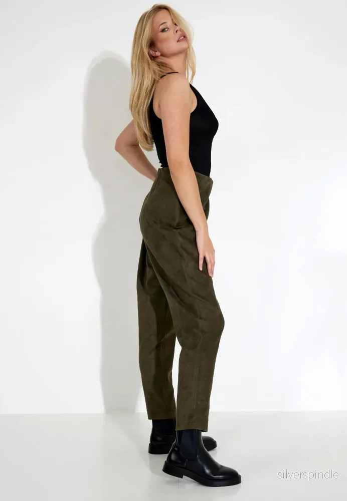 MOCCALOOK BYXA - Dark khaki - Bild 3