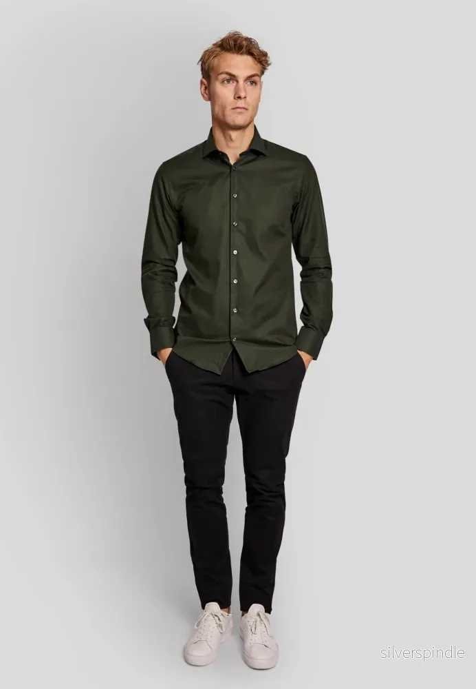BS Hanna slim fit Skjorta - Green - Bild 3