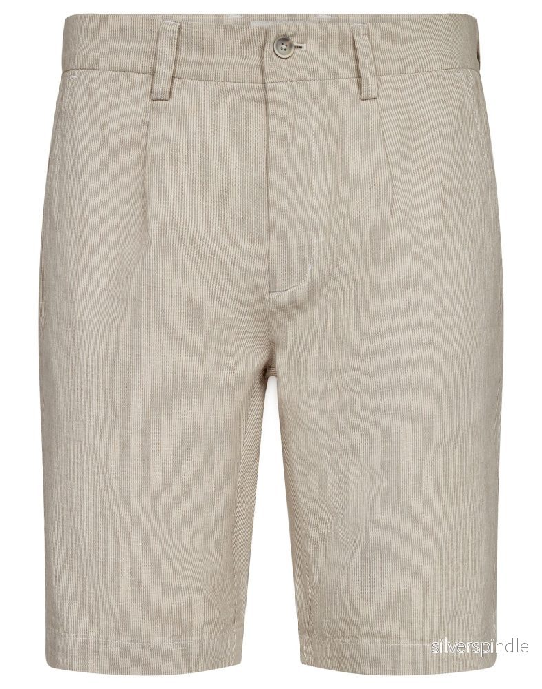 BS Darion Regular Fit Shorts - Beige/Vit