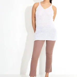 LINEN TANK 09574 – Vit
