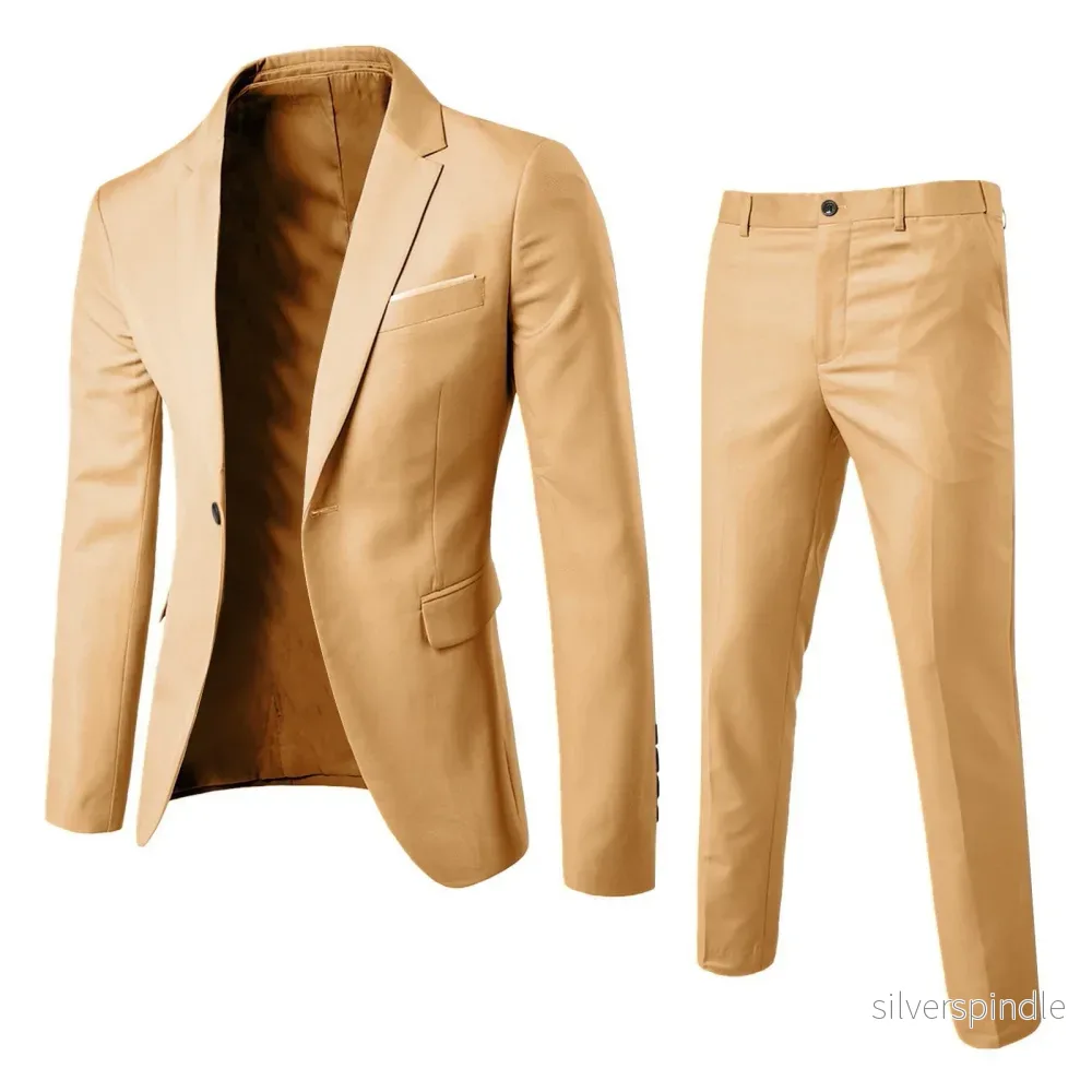 Liam | Elegant Slim Fit Herrkostym i Två Delar - Bild 3