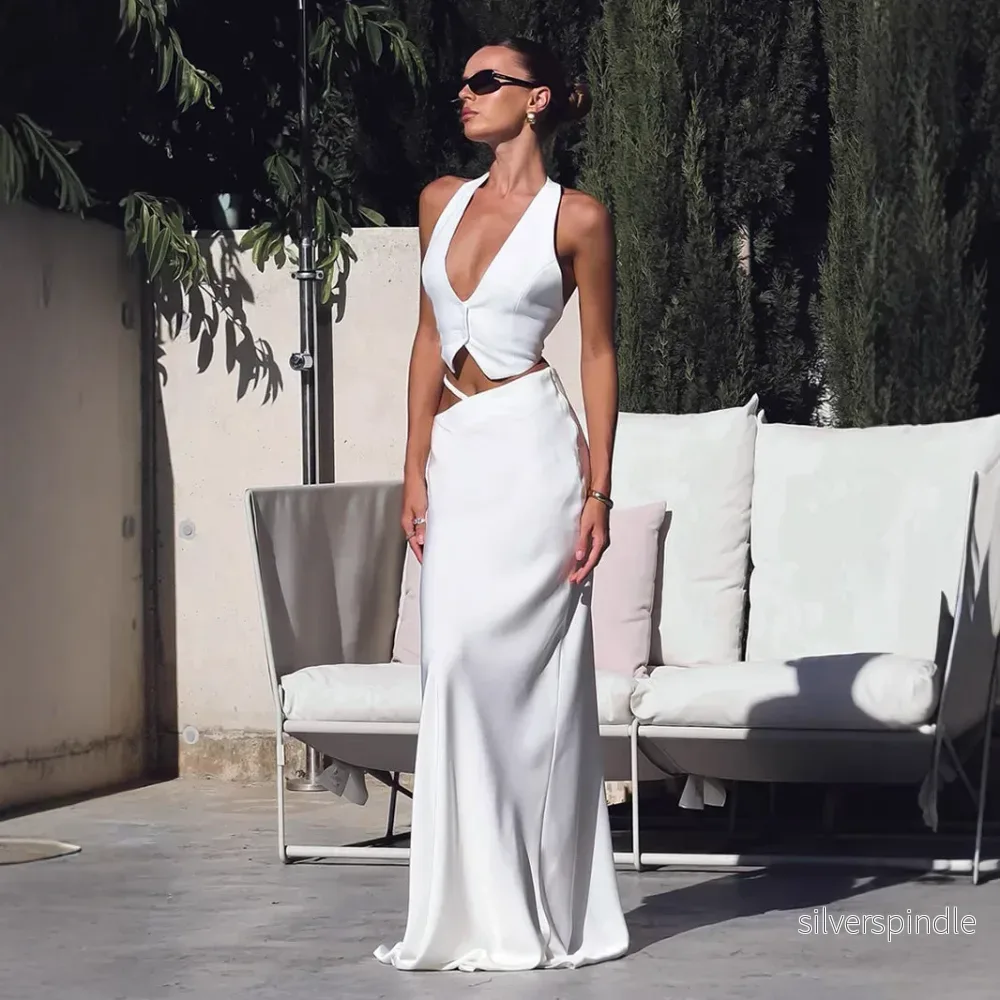 Emma | Elegant Lång Bodycon-Kjol med Urholkad Design - Bild 2